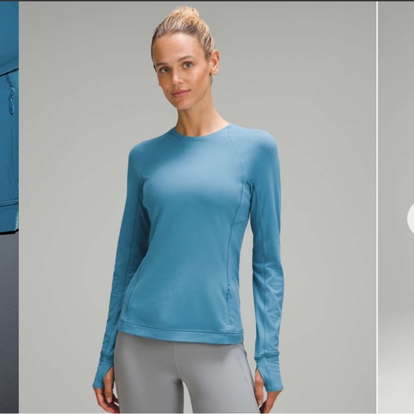 610. 🍋Lululemon athletica Its Rulu Run Long-Sleeve Shirt Marlin blue NWT - Picture 2 of 3